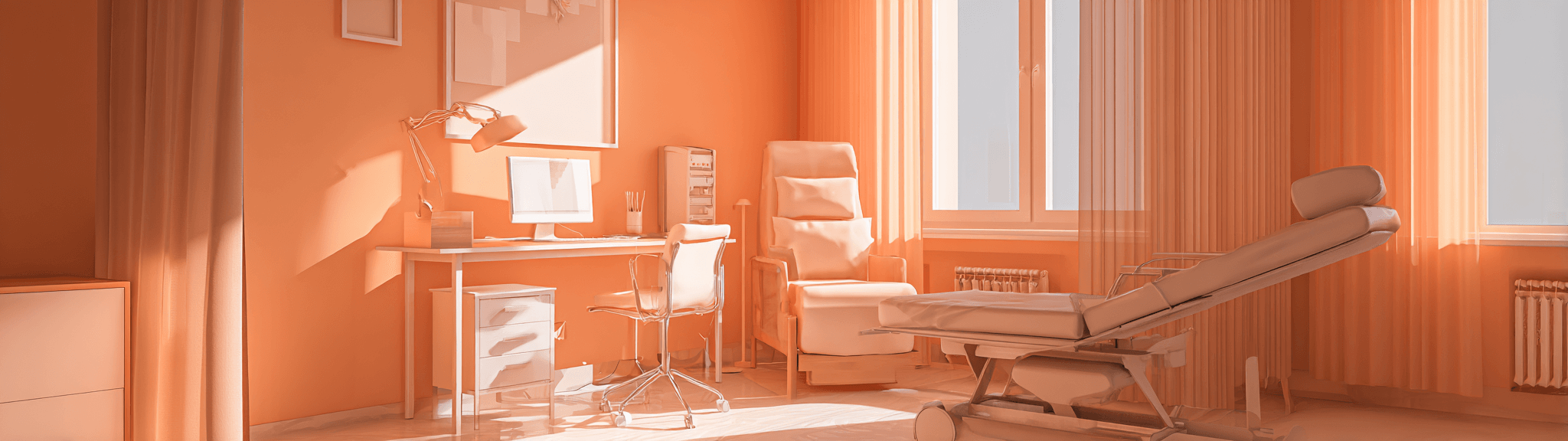 Modern medical office interior
