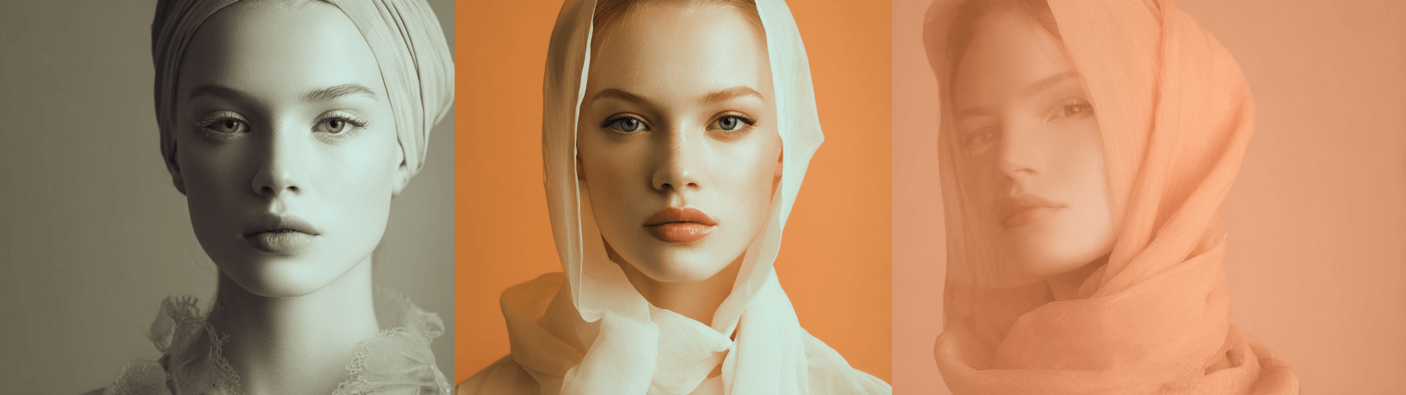 Beauty and wellness portraits showcasing aesthetic treatments